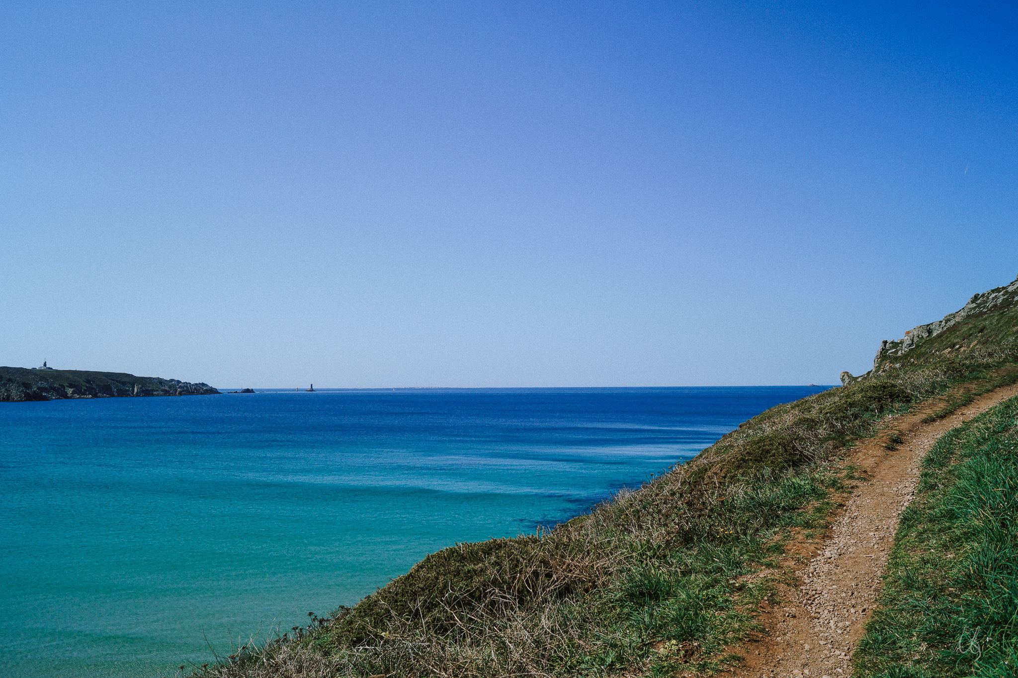 Der Point du Raz aus der Ferne
